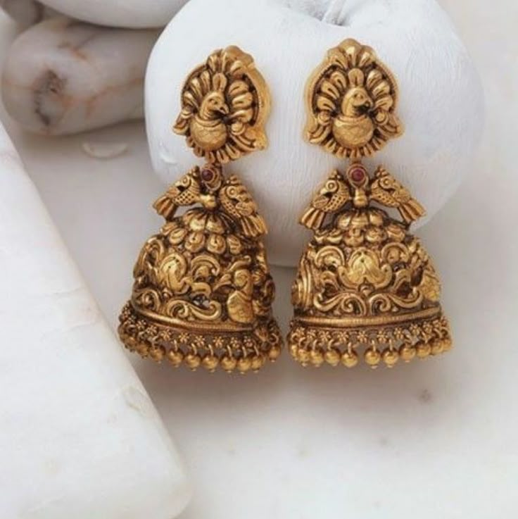 Exquisite Earrings Collection – Antique, Temple & Bridal Jhumkas